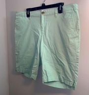 Pistachio Bermuda Shorts