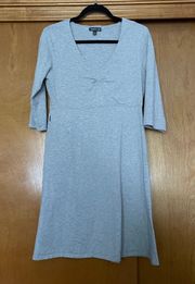 Toad&Co Rosalinda Dress with Pocket Grey Spacedye Size Medium