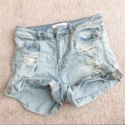 PacSun  high rise super stretch shortie shorts