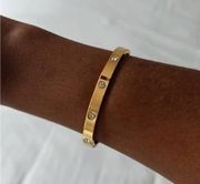 Gold Bangle Bracelet