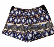 Loverichee Geometric High Waisted Shorts