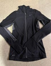 Nike  Black DriFit Zip Up Jacket Small