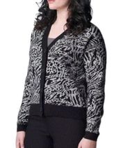 Simply Vera zebra‎ print cardigan size XL