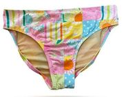 Lilly Pulitzer Preppy Coastal Boho Patchwork Floral Animal Swim Bikini Bottoms