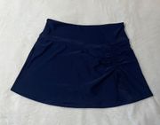 Women’s Navy Blue Swim Skirt with slit BNWT Size XL