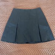 Black Leather Skirt