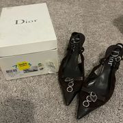 Dior vintage Slingback Heels, IT 37.5