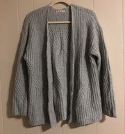 Gray Cardigan Sweater