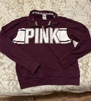 Vs Pink Half Zip