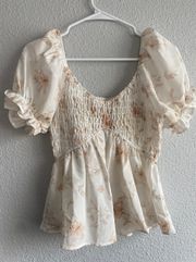 White Babydoll Blouse