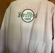 Collectors Hard Rock pink leather jacket. Size XL