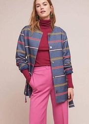 + Dolan Left Coast Picadilly Striped Coat Small Women’s Anthro