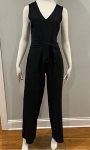 Francesca’s Sleeveless Black Jumpsuit