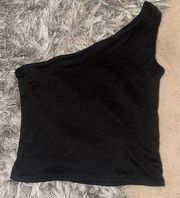 One shoulder crop top