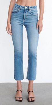 Cropped Flare Jeans