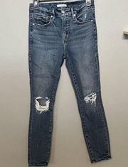 Good American Distressed Crop Jean Size 2/26