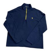 Polo Ralph Lauren Women Size Large Blue Fleece Jacket Sweater 29-170