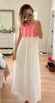 Embroidered Maxi Dress