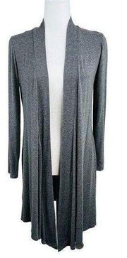 Prospect Blvd Long Sleeve Gray Open Front Lightweight Cardigan Jacket SZ Medium