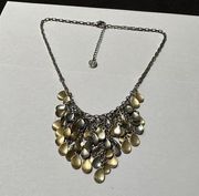 Women’s Signed Talbots Two Tone Beaded Necklace