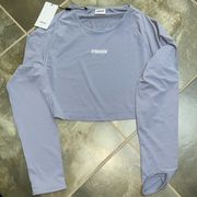 Gymshark  long sleeve crop top