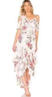 Joie Cristeta Floral-Print Sleeveless Silk Chiffon Dress