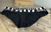 Lululemon Women’s 10 Black White Shanti Surf Hipster Swim