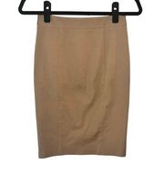 BODY by Victoria brown tan pull on pencil skirt Size 0