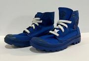 Palladium Women’s High Top Sneakers Monochrome Royal Blue size 5.5