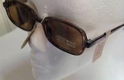NWT Frye and Co. Women's Brown Rectangle Sunglasses