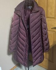 Kenneth Cole Mixed Quilted Puffer Coat​