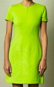Diane Von Furstenberg Agatha‎ Knit Suiting Green Dress Size 10