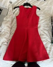 women’s red summer/spring dress excellent condition