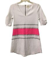 Deletta Anthroplogie Womens Size XS Multicolor Striped Cocktail Party Mini Dress