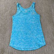 True Religion Blue Racerback Tank Top