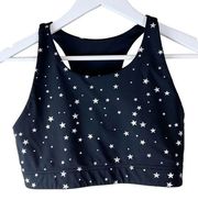 Terez Womens Black Star Sports Bra Size Medium