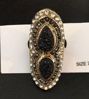 Badgley Mischka Very Intricate Large Ring size 7