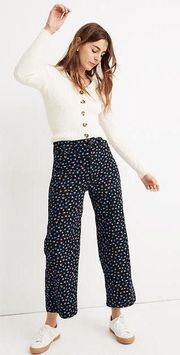 Emmett Wide Leg Crop Pants Floral