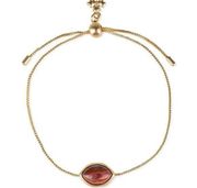 Patricia Nash Marquise-Cut Semi-Precious Stone Slider Bracelet in Gold MSRP $24