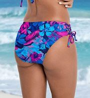 NWT Venus Tahiti sweetie swimsuit bottoms size 6 Hawaiian blue pink