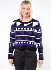 Hunter Bell Jasmine Cropped Wool Blend Sweater