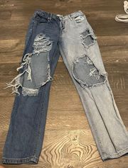 Distressed Jeans