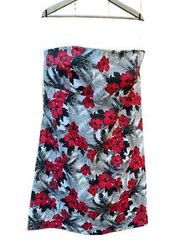 Torrid Strapless floral dress size 24, nwt