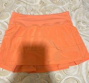 Pace Rival Skirt Size 2 Orange