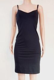 Hugo Buscati Womens Fitted Little Black Dress Size M