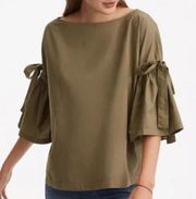 Tie Bell Sleeve Top