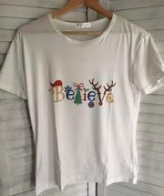 Believe Christmas Shirt, Medium 🎄