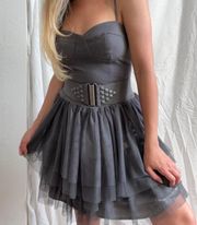 Tule Dress With Belt