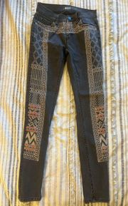 Embroidered Jeans