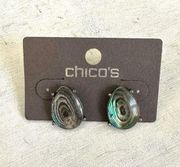 Chico’s Javalin abalone post earrings